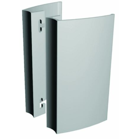 Paire de poignées aileron 200mm ALMA COMPONENTES Entraxe 150mm - Ral9006 Gris - 7060-200-9006