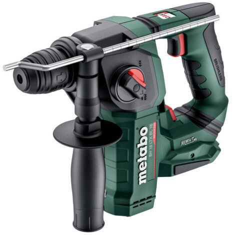 Metabo – Perforateur sans fil 18V – Moteur Brushless – Énergie de frappe 1,3J – SDS-plus pour béton jusqu'à 16mm – 600324840