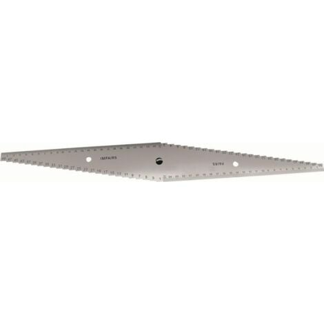 Réglet de toupilleur aluminium 500x65 mm LEMAN - 380.700.500