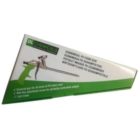 Dl Chemicals – Pistolet extrudeur à mousse pour mousse polyuréthane – Pression 3 bars – Plastique – 900703007