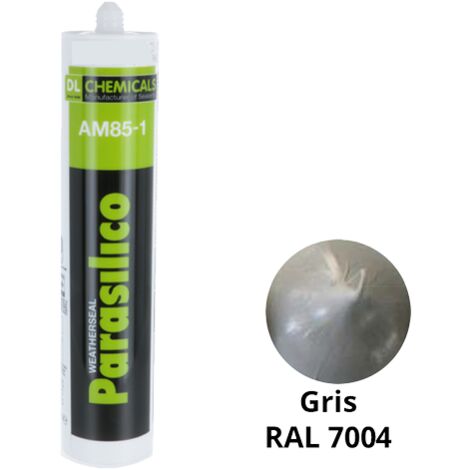 Silicone AM85-1 - DL CHEMICALS - Neutre gris clair 7004 - Cartouche de 300 ml - 0100016N401464