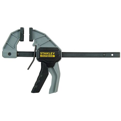 Stanley – Serre-joint à une main 300mm – Capacité de serrage 90kg – Construction nylon et acier – Pour assemblage précis et rapide