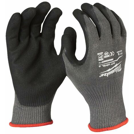 PORTWEST Gants anti coupure paume pu coupure 5 a622 gris T.9