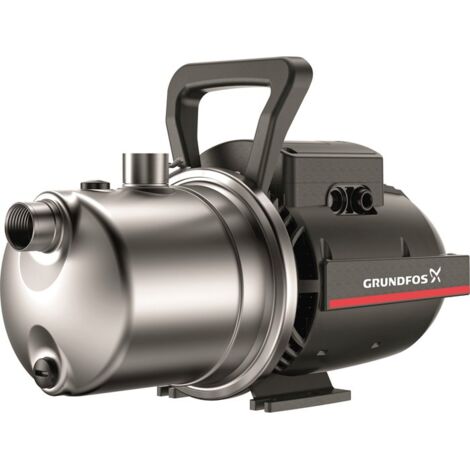 Grundfos – Pompe de surface auto-amorçante 5 m³/h – Hauteur manométrique 27,83 m – Acier inoxydable – Pour puits jusqu'à 8m de profondeur - JP 5-48