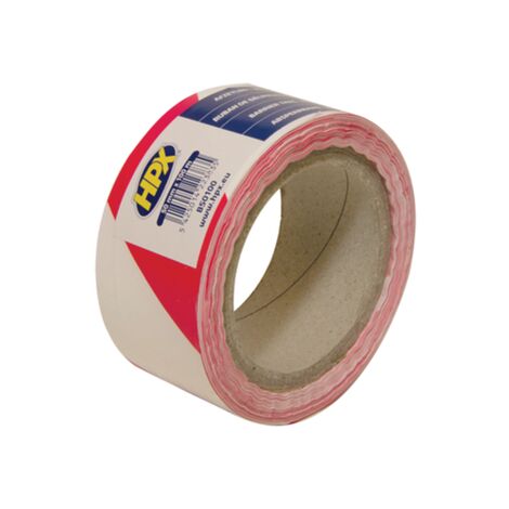 Ruban de délimitation non-adhésif rouge et blanc 50mm x 100m HPX - B50100