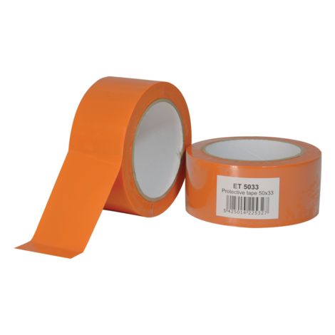 Lot de 36 Rubans adhésifs toilés orange 50 mm x 33 m - Rouleau adhésif  TECPLAST pour