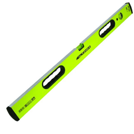 Niveau Flash XL 200 cm 3 fioles METRICA avec poignées - 33220