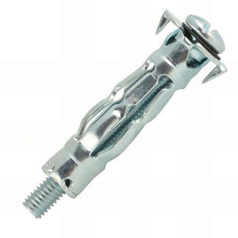 Cheville placo SCELL-IT Spyder - Acier zingué - M4x21 - Ép.0-4 - Vis montée perçage 8 mm - 4E-MT