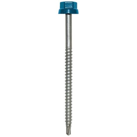 Zacrovis bois 6.5x100 ETANCO - Tête ral 5008 bleu ardoise - 100 pièces - 551226008 (1/2)