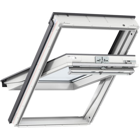 VELUX fenêtre de toit GGU MK08 0076 (78x140cm) PVC Blanc, avec vitrage 76F - sans raccord