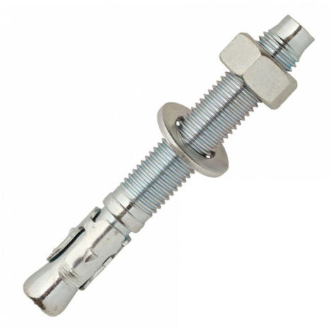 Scell-It – Boîte de 50 goujons d'ancrage acier zingué M10 x 120 mm – Pour béton et pierre – Tenue optimale en conditions exigeantes - BZ-10X120