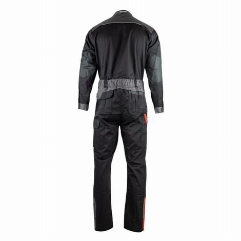 Combinaison double zip FACOM Ship Noir Gris Rouge FXWW4000E