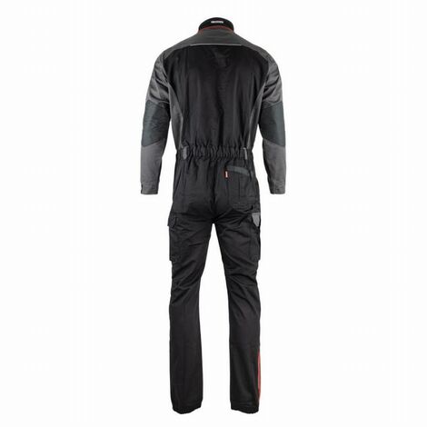 Combinaison simple zip FACOM Racer Noir/Gris/Rouge Taille XXXL - FXWW4010E-XXXL