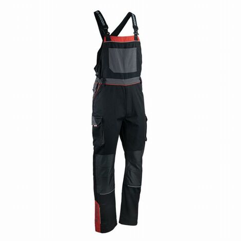 Cotte à bretelles FACOM Driver Noir/Gris/Rouge Taille M - FXWW3000E-M (1/4)