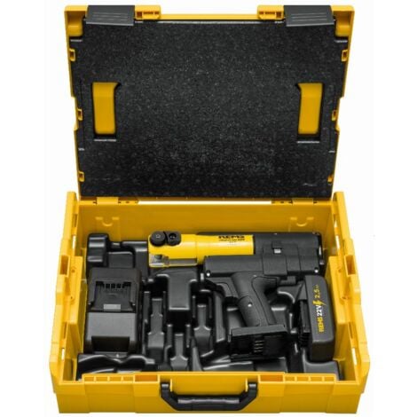 Sertisseuse radiale Mini-press - Electro-hydraulique - 22 kn - REMS - avec batterie 22V 1.5 Ah - chargeur - L-Boxx - 578014 R220
