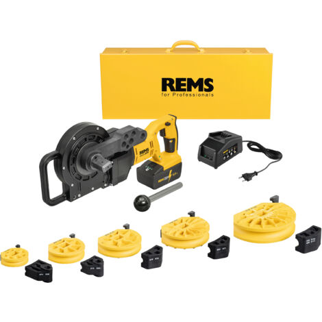 Rems – Cintreuse sur batterie 580064 – Cintrage tubes Ø 40 mm – Technologie Li-Ion 21,6V – Autonomie 90 coudes Ø 22 mm par charge