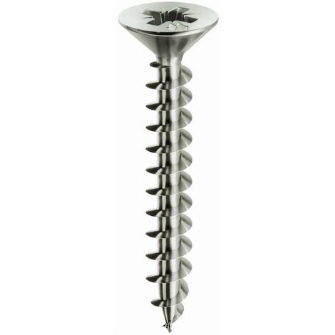 Vis Panelvit tête fraisée PZ filetage total zing.arg MUSTAD 4x45 - Boite de 500 - PVACZP400450C8C