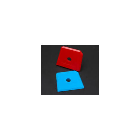 Spatule à silicone rouge pour miroitier – Largeur 80mm – Longueur 90mm – Joint angle vif et arrondi – SPRV601 – Prunier Sarl