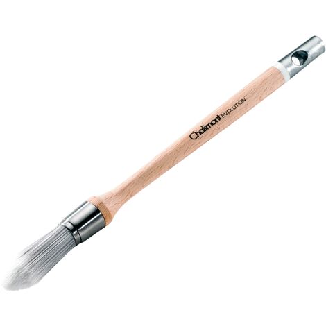 L'Outil Parfait – Brosse à rechampir 25 mm – Fibres nylon synthétiques effilées – Virole inox – Manche bois verni – Certification PEFC