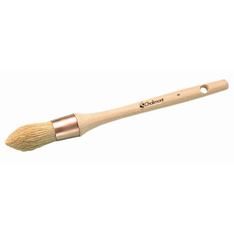 L'Outil Parfait – Brosse à rechampir 25 mm pour peinture acrylique et glycéro – Fibres soie et synthétiques – Manche bois naturel – 170049