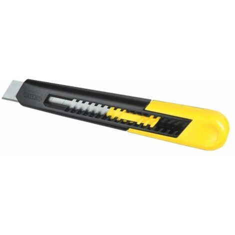 Stanley – Cutter SM 18 mm pour coupe précise – Longueur 160 mm – Corps en plastique ABS antichoc – 10151 (1/10)