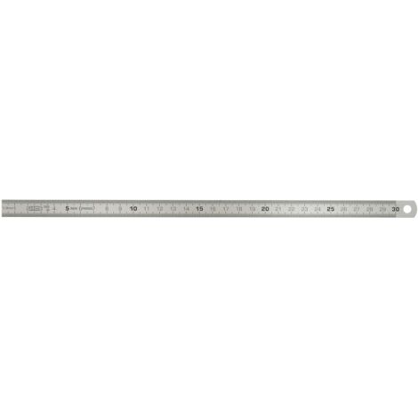 Ks Tools – Règlet flexible en acier inoxydable 300 mm – Largeur 13 mm – Épaisseur 0,5 mm – Précision Normes Européennes Classe II - X006672