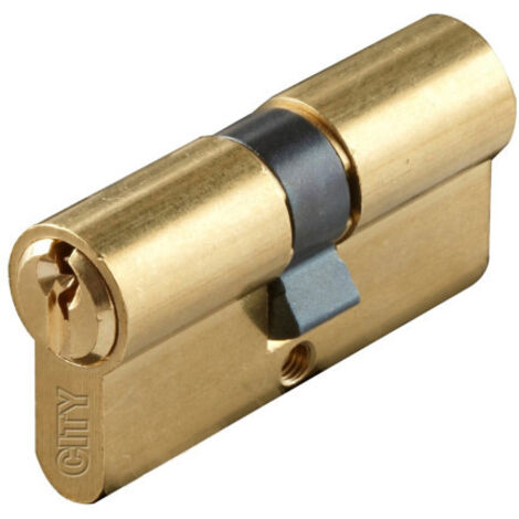520930307 Cylindre double City varié - 30 x 30 - Laiton poli (1/5)