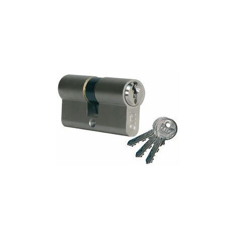 Cylindre City ISEO 30x30mm laiton nickelé - varié V04 KCF005504 - 520930329V04 (1/3)