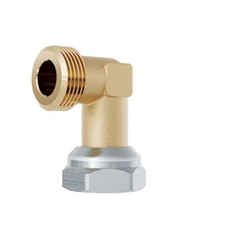 Thermor – Raccord diélectrique coudé 3/4' – Filetage plomberie – Dimensions 20 x 27 mm – Évite la corrosion – 901029 (1/2)
