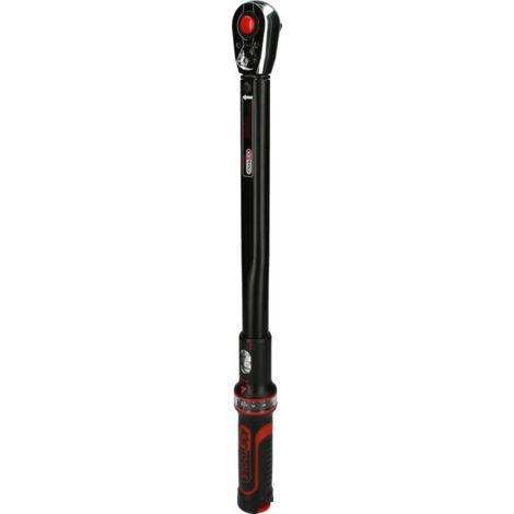 KS Tools - Clé dynamométrique ERGOTORQUEprécision® avec inverseur, 1/2'' - 40-200 Nm - 516.1542