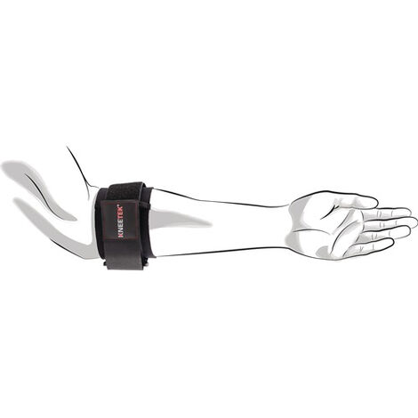 Kneetek Avant-Bras Droit Bandage Noir T.S - M - 90200 (1/2)