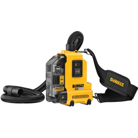 Dewalt – Aspirateur portable 18V – Filtre HEPA 99,5% – Débit d'air 9 l/sec – Capacité 0,21 L – Pour chantiers humides et espaces confinés - DWH161N-XJ