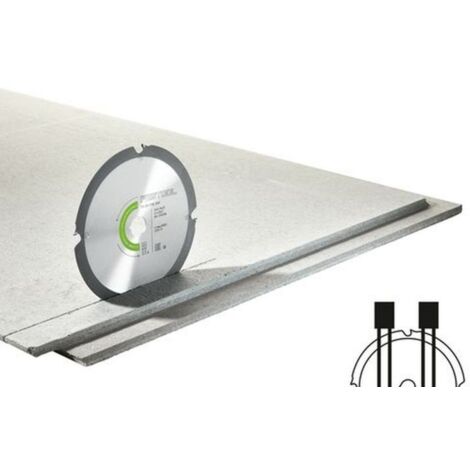 Festool – 205769 Lame de scie circulaire diamant 168mm – Ø alésage 20mm – 4 dents pour plaques de plâtre et fibrociment – Coupe précise et rapide (1/5)