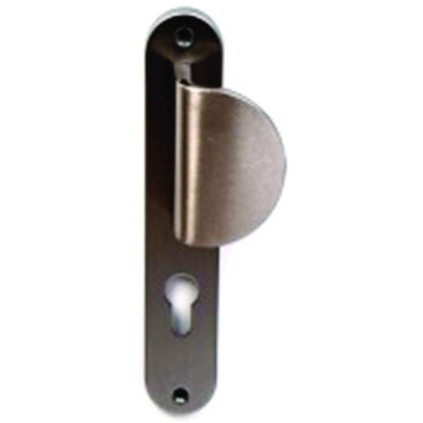 Poignée demi-palière avec bouton aileron clé i avec plot taraudé INOX IMPORT - 433