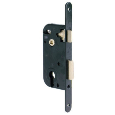 JPM – Serrure électrique multibat a.40 noire gauche – Coffre à mortaiser 1 point – Pêne demi-tour réversible – Entraxe 70 mm – Certifiée CE EN12209 (1/10)