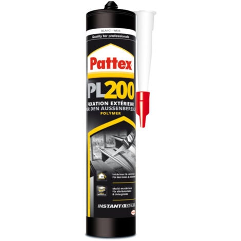 Colle fixation PL200 PATTEX - 480g blanc - 2844052