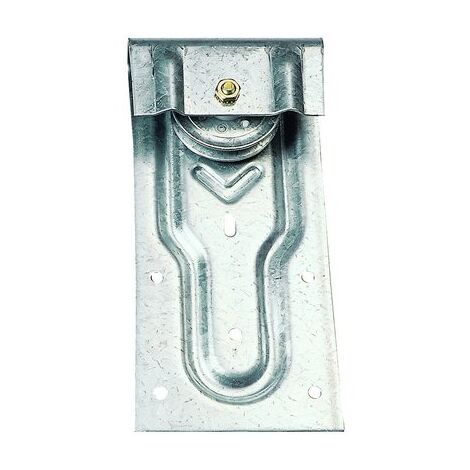Mantion – Galet Delrin flasque acier pour porte coulissante – Capacité 100kg – Compatible fer plat 50x10 mm – Installation sécurisée - ROC2A (1/8)