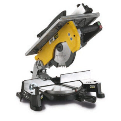 Femi – Scie à onglet 1800W Ø250mm – Vitesse 4200 tr/min – Pour bois dur – Système de réglage de la hauteur – Table supérieure large (1/5)