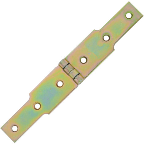 Charnière à congé 1014 MONIN - acier zingué bichromaté - 45 x 275 mm - 427230