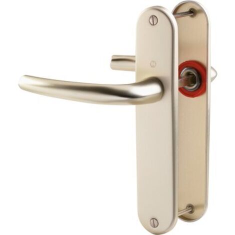 Hoppe – Poignée de porte intérieure – Béquille double – Entraxe 165 mm – Pour épaisseur de porte 40 à 46 mm – Beige ivoire