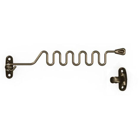 Entrebâilleur pour porte E3 – Bronze vieilli – Pour bois dur et teck – Modèle 1 et 2 battants – Socona (1/7)