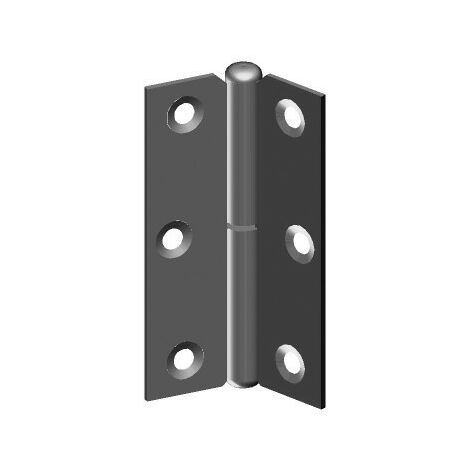 Charnière à dégonder à noeud roulé MONIN - droite - 70 x 45 mm - 433 270