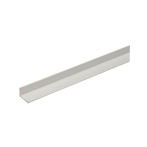 Cornière en aluminium à ailes inégales 20x15x1.5 mm DUVAL BILCOCQ - L.2 m - Argent - 41-0102-6212