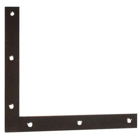 Jardinier Massard – Équerre découpée 25x4mm – Section 25x4mm – Fixation pour bois dur – Produit conforme aux normes françaises (1/5)