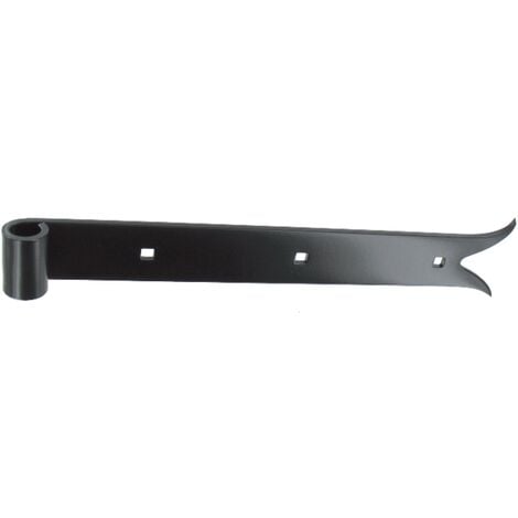 Penture droite - Queue de carpe - Hauteur : 39mm x épaisseur : 4,5 mm Ø 16 L.400MM