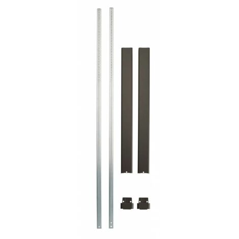 Thirard – Kit tringle plate 3m – Accessoire de fixation pour crémone – Mécanisme intérieur type équerre – Pêne dormant en laiton massif