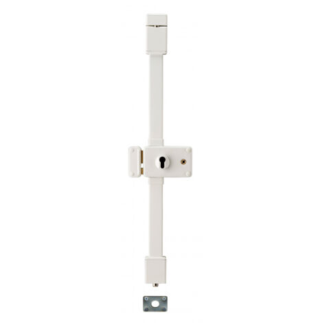 Serrure horizontale Horga THIRARD - 3 points - CP à Fouillot - Gauche - Blanche - 140x88 mm - 048326 (1/6)