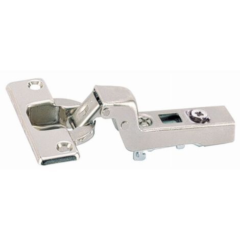 Hettich – Charnière pour meuble à montage rapide – Acier nickelé – Épaisseur de porte 14 à 32 mm – Angle d'ouverture 95° – 73921