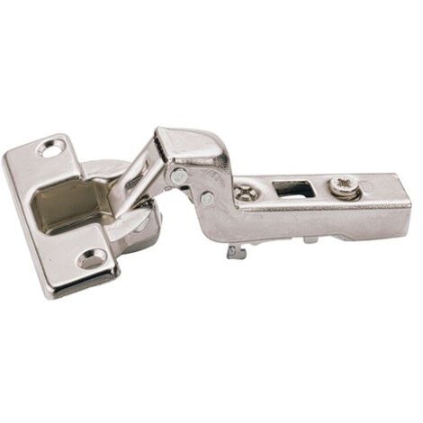 Hettich – Charnière à montage rapide pour meuble 110° – Épaisseur 15-25mm – Nickelée – Réglage profondeur et hauteur – 48052