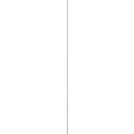 La Croisee Ds – Tringle crémone noire 2500mm – Aluminium RAL 9005 – Section 11,7 x 11,7mm – Compatible crémones pompier – 6888013 - DS6888-013